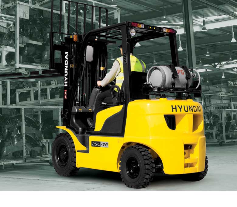 Hyundai 7A Series Pnematic Tire Forklifts